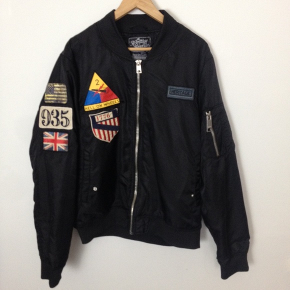 The Heritage American Other - The Heritage America Distressed VTG Men L Jacket